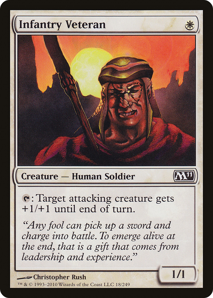 Infantry Veteran (M11-018) - Magic 2011