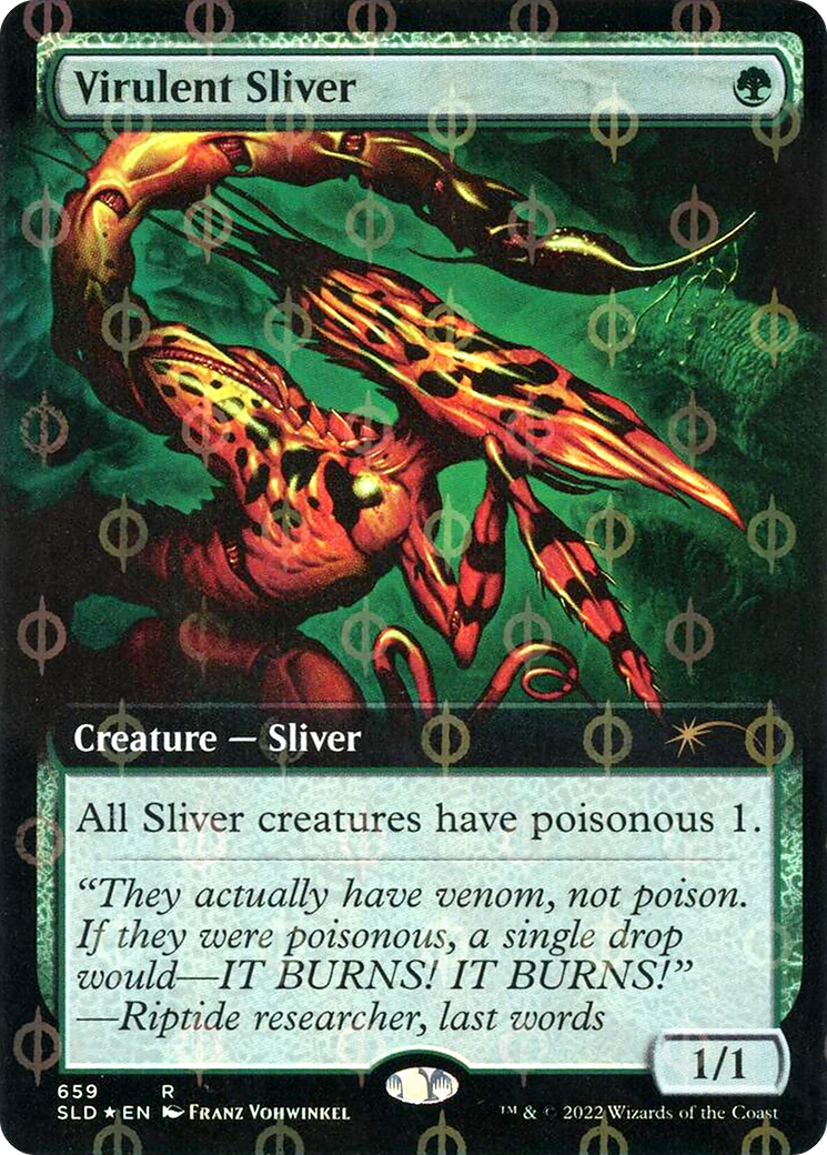 Éclat virulent (SLD-659Φ) - Butin Secret Lair : (Extended Art) Foil 