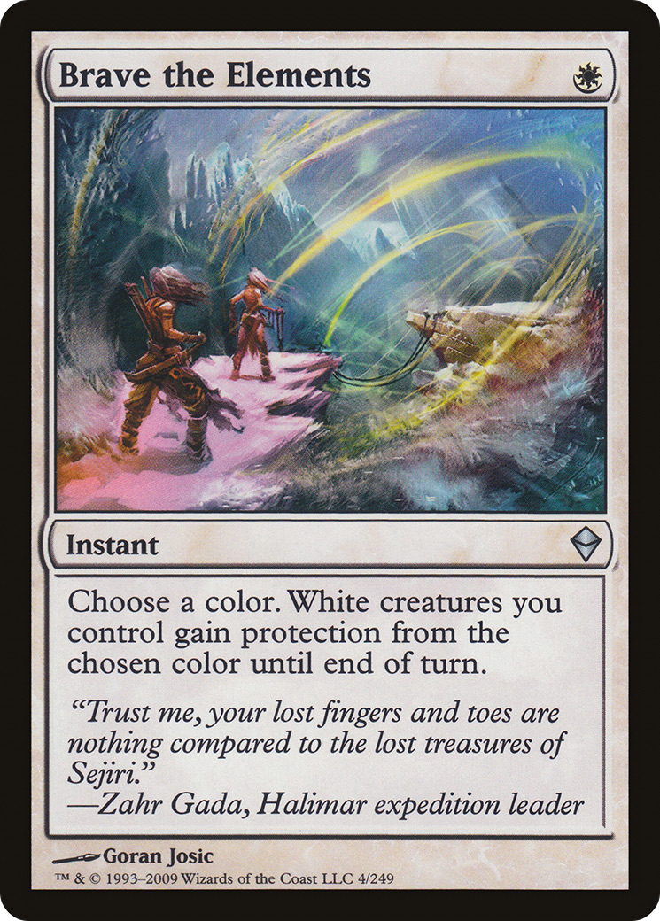 Bravez les éléments (ZEN-004) - Zendikar Foil