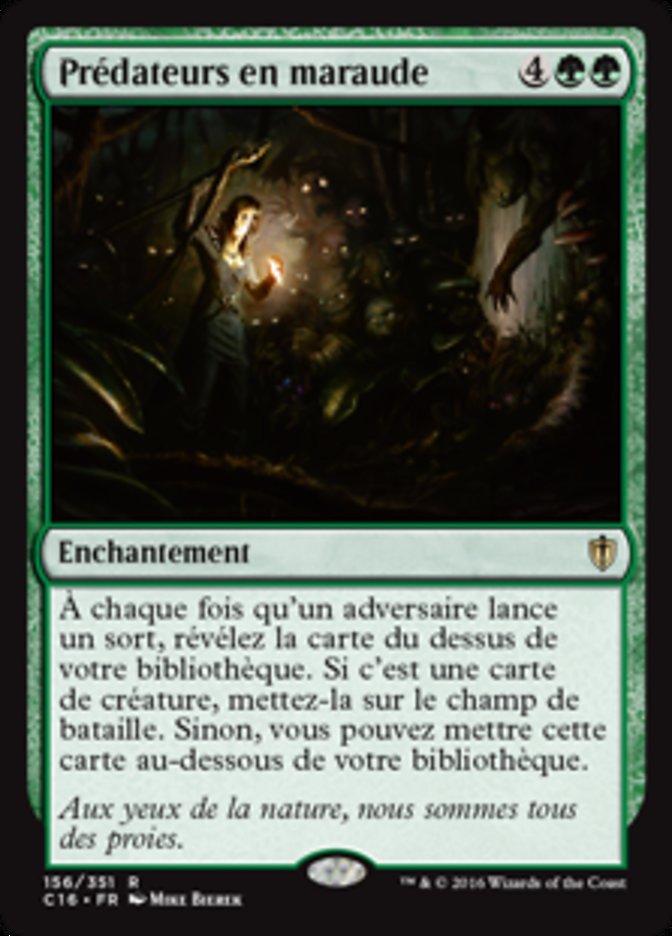 Lurking Predators (C16-156) - Commander 2016 - French - NM