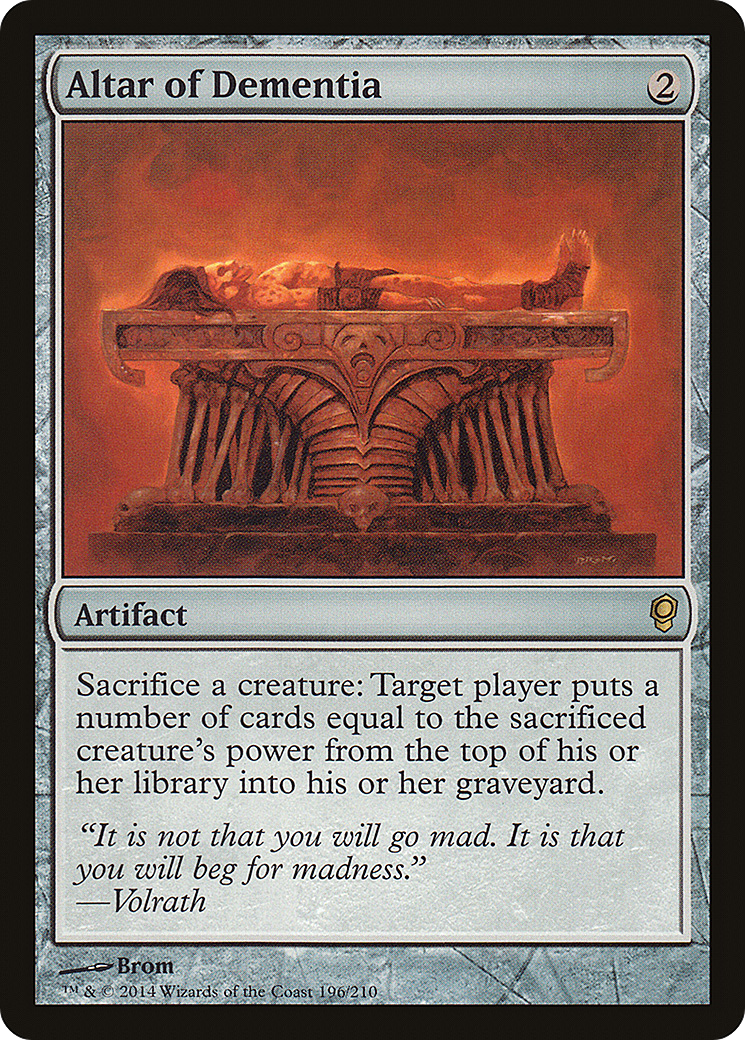 Autel de la Démence (CNS-196) - Conspiration Foil 