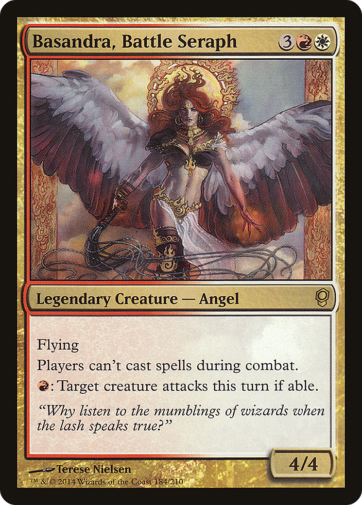Basandra, Séraphin de Bataille (CNS-184) - Conspiration Foil