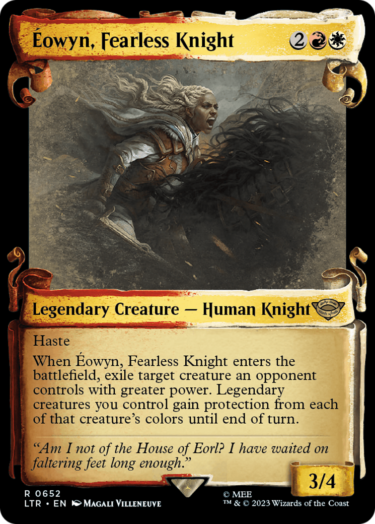 Eowyn, Fearless Knight (Showcase Scrolls) (LTR-652) - The Lord of the Rings: Tales of Middle-earth: (Showcase)