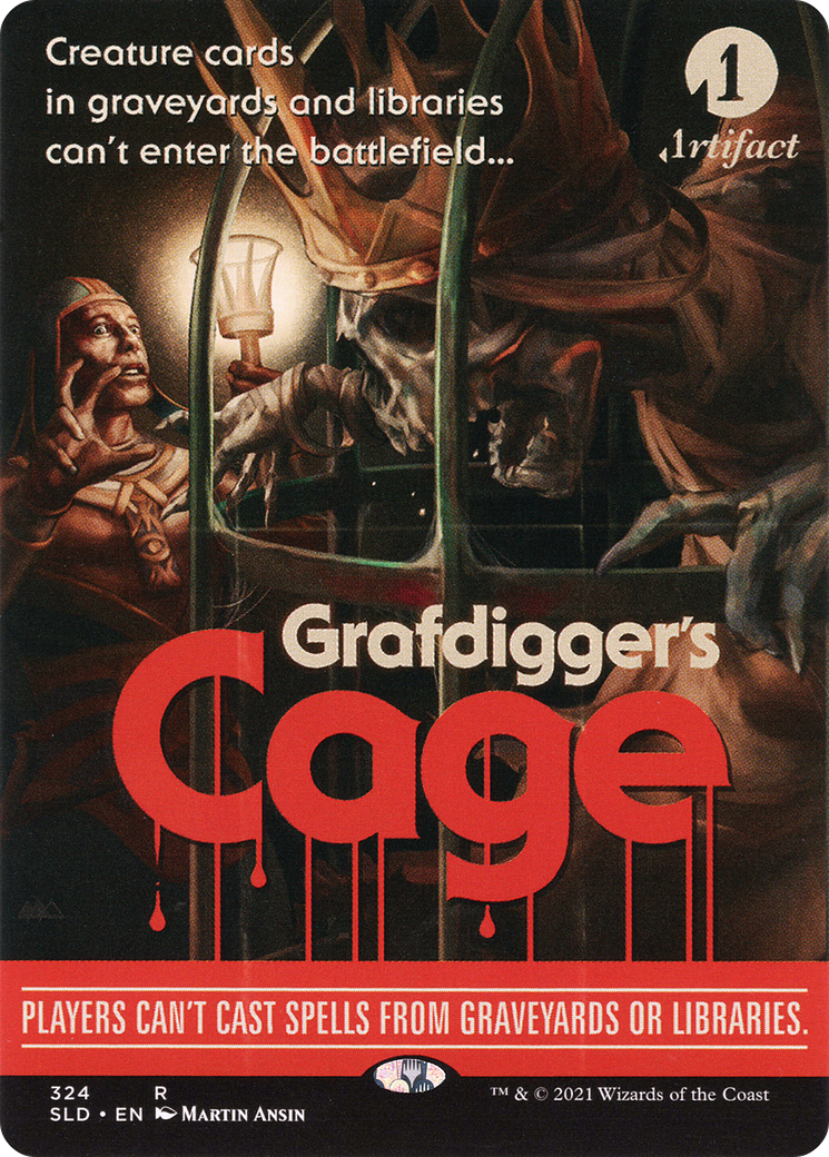 Grafdigger's Cage (SLD-324) - Secret Lair Drop (Borderless) Foil