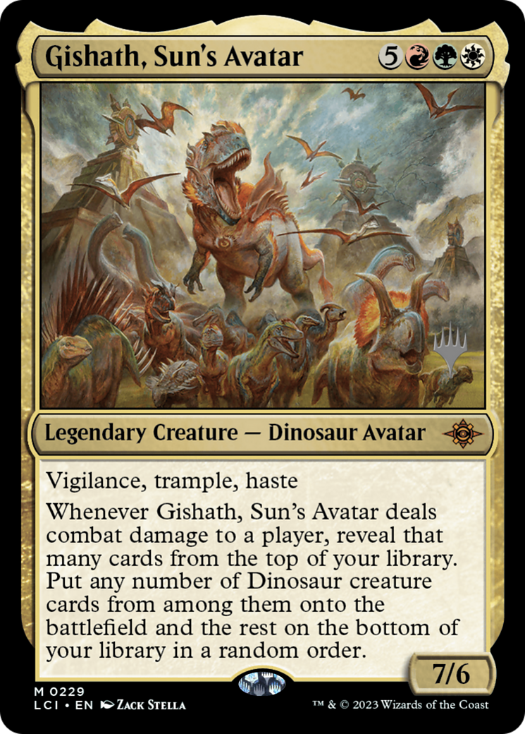Gishath, l'avatar de Sun (PLCI-229P) - Les cavernes perdues d'Ixalan Promos Foil 