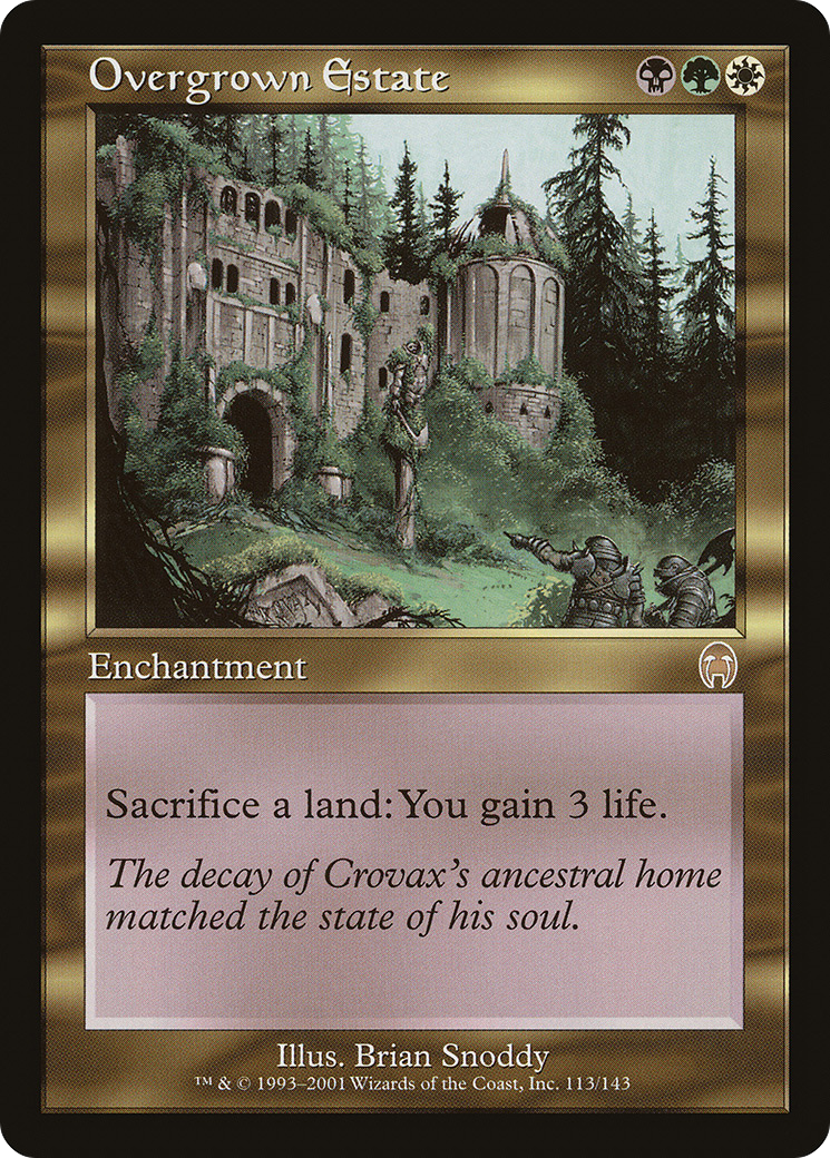 Domaine envahi par la végétation (APC-113) - Apocalypse Foil 