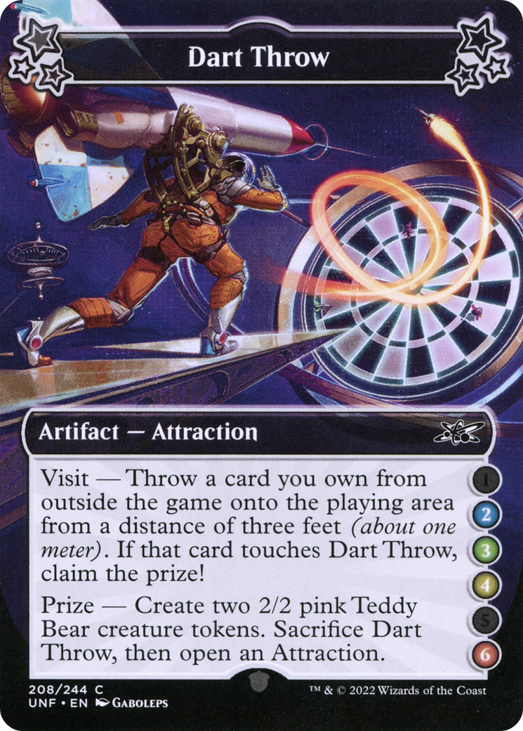 Lancer de fléchettes (UNF-208A) - Unfinity Foil 