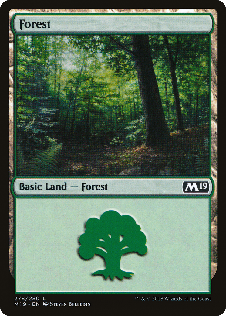 Forest (278) (M19-278) - Core Set 2019