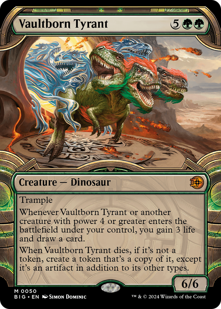 Vaultborn Tyrant (Showcase) (BIG-050) - The Big Score: (Showcase) Foil