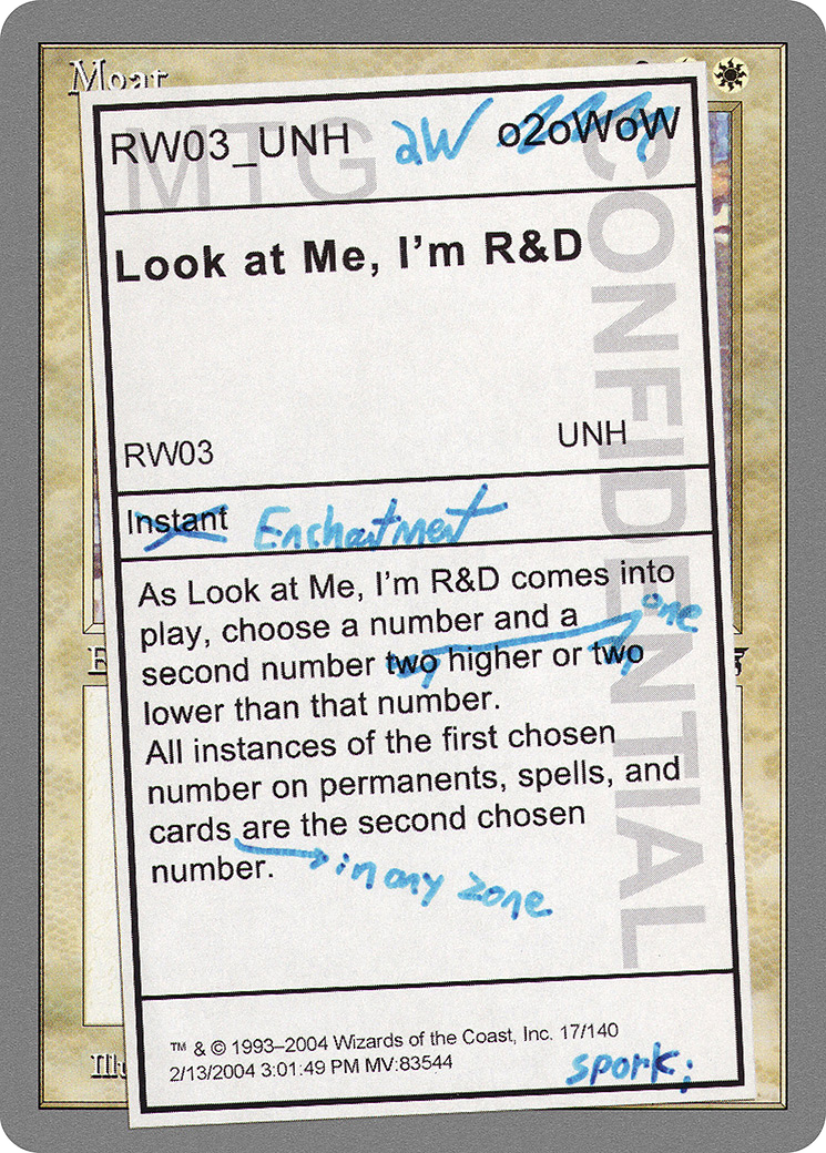 Regardez-moi, je suis R&amp;D (UNH-017) - Unhinged