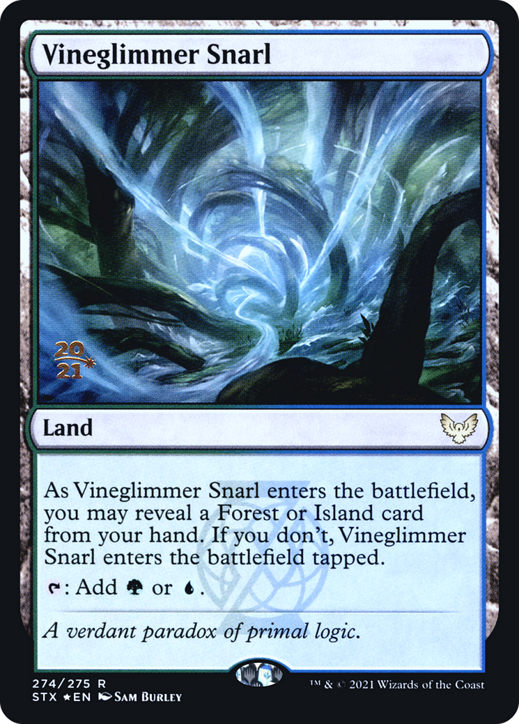 Vineglimmer Snarl (PRE-274S) - Strixhaven: School of Mages Promos Foil