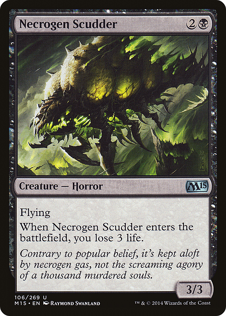 Scudder Nécrogène (M15-106) - Magic 2015 Foil