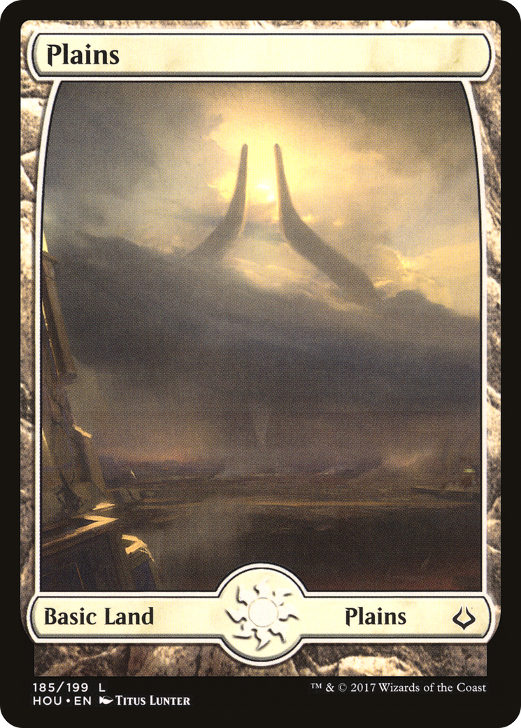 Plains (185) - Full Art (HOU-185) - Hour of Devastation Foil