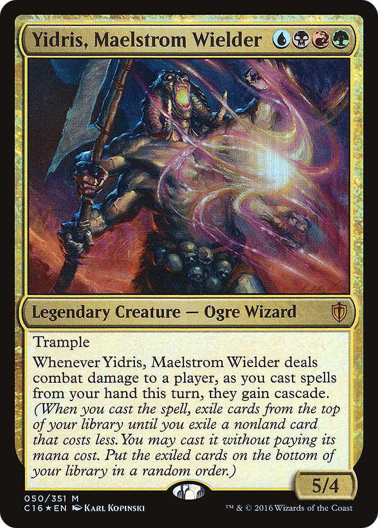 Yidris, porteur du Maelström (C16-050) - Commander 2016 Foil 