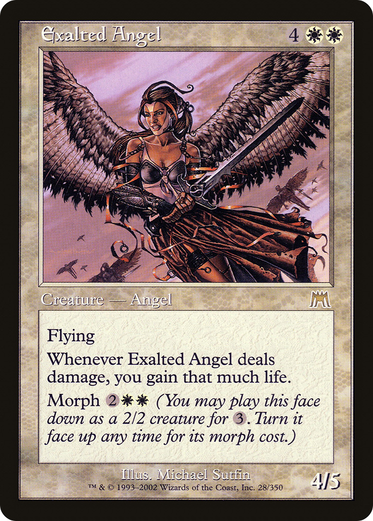 Ange exalté (ONS-028) - Onslaught Foil