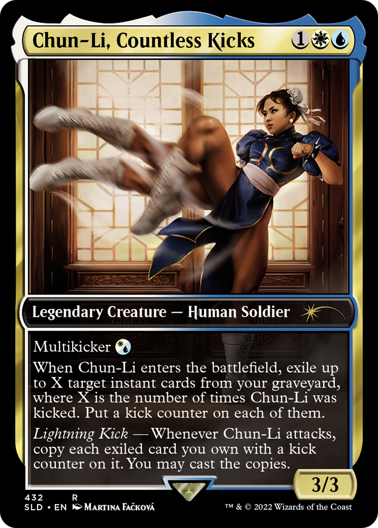Chun-Li, Countless Kicks (SLD-432) - Secret Lair Drop / Chun-Li, Countless Kicks
