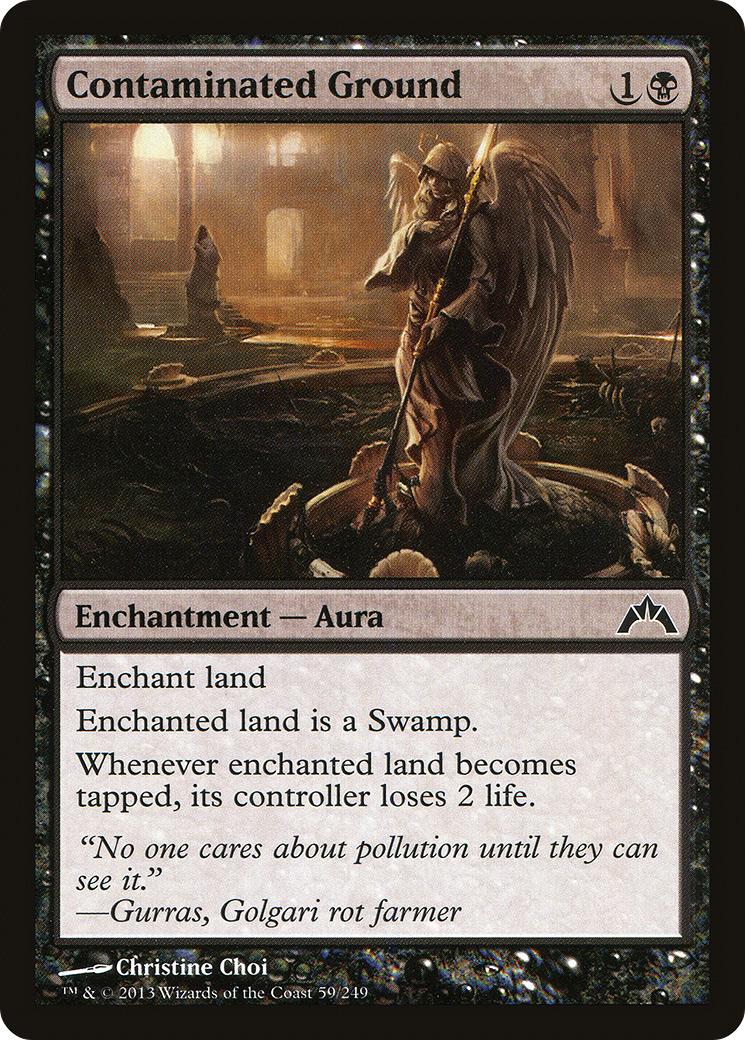 Sol contaminé (GTC-059) - Gatecrash Foil 