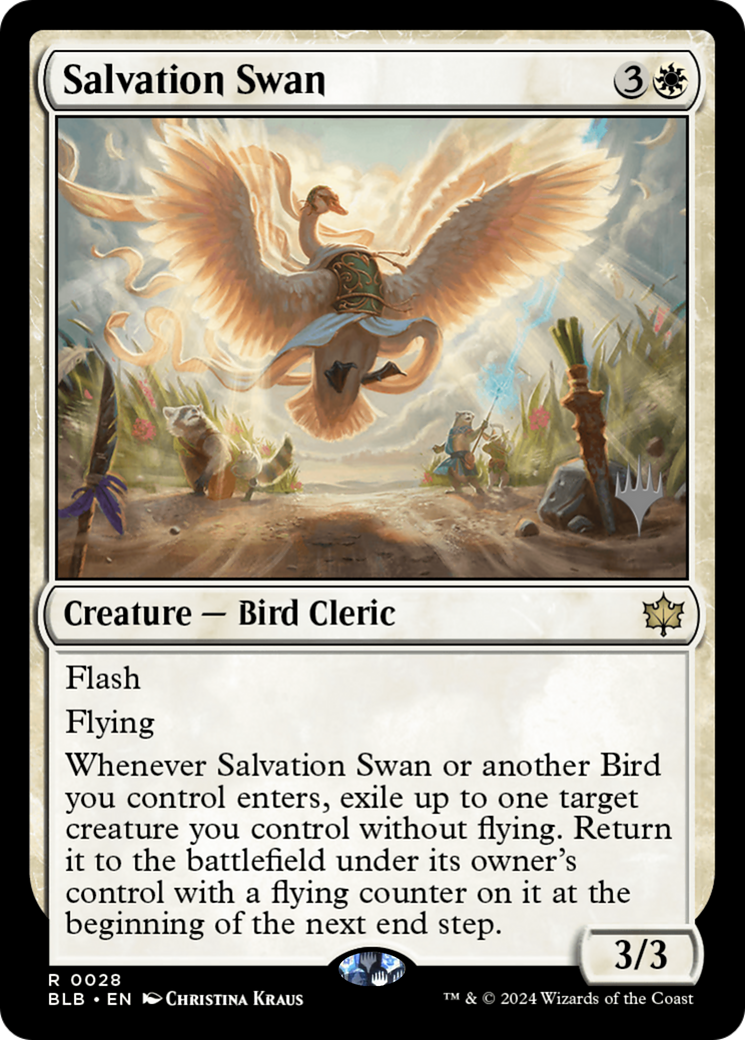 Cygne du Salut (PBLB-28P) - Bloomburrow Promos