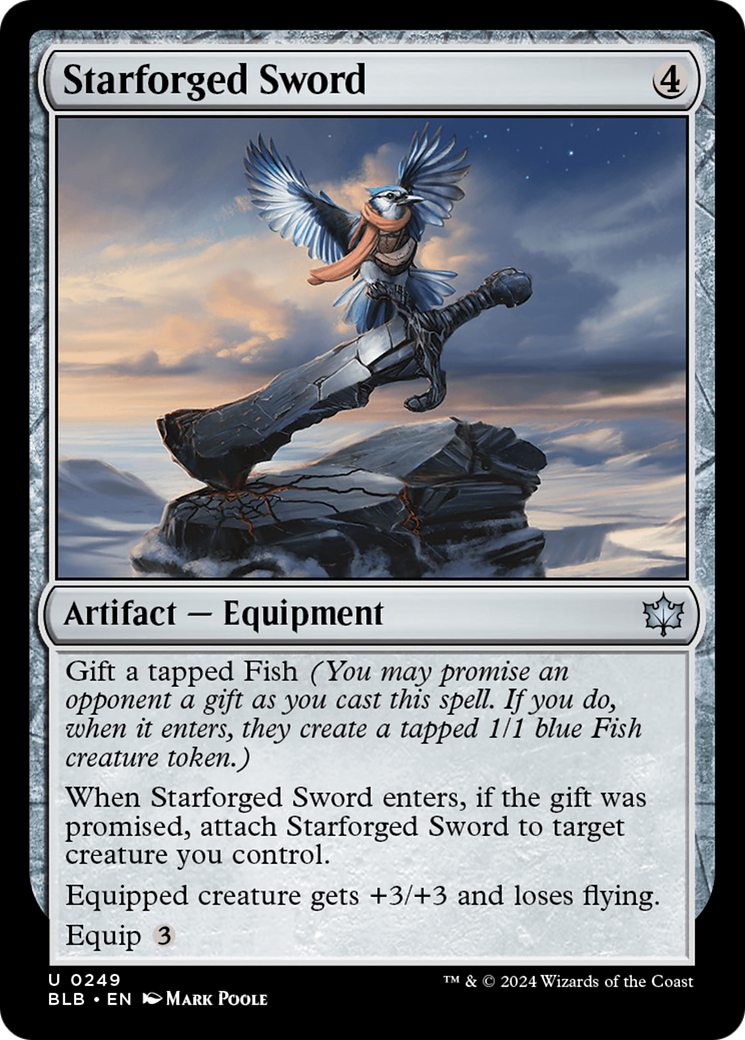 Épée Starforged (BLB-249) - Bloomburrow Foil 