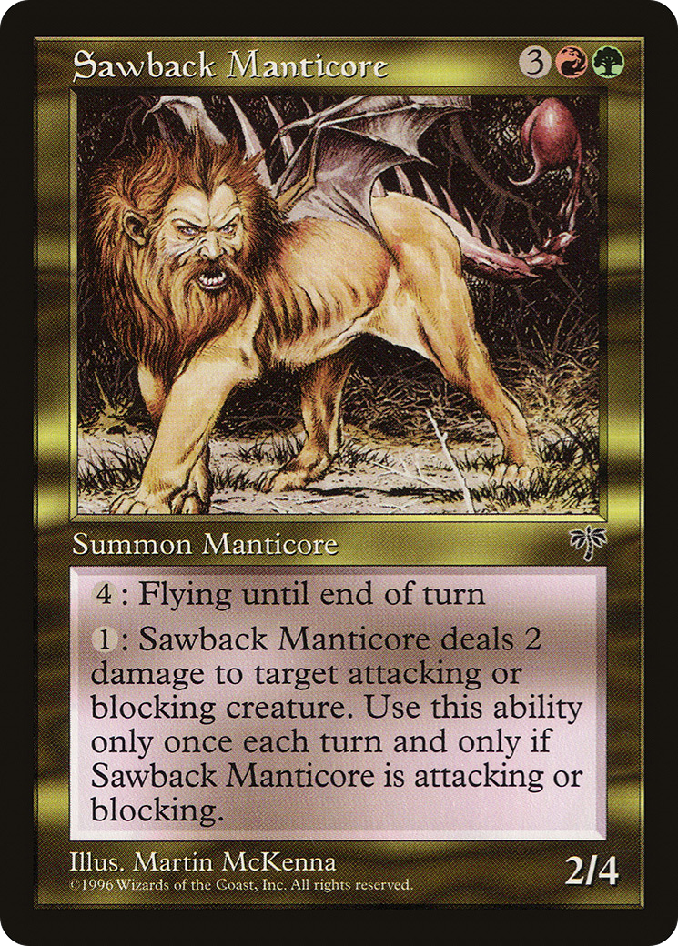 Manticore Sawback (MIR-281) - Mirage 