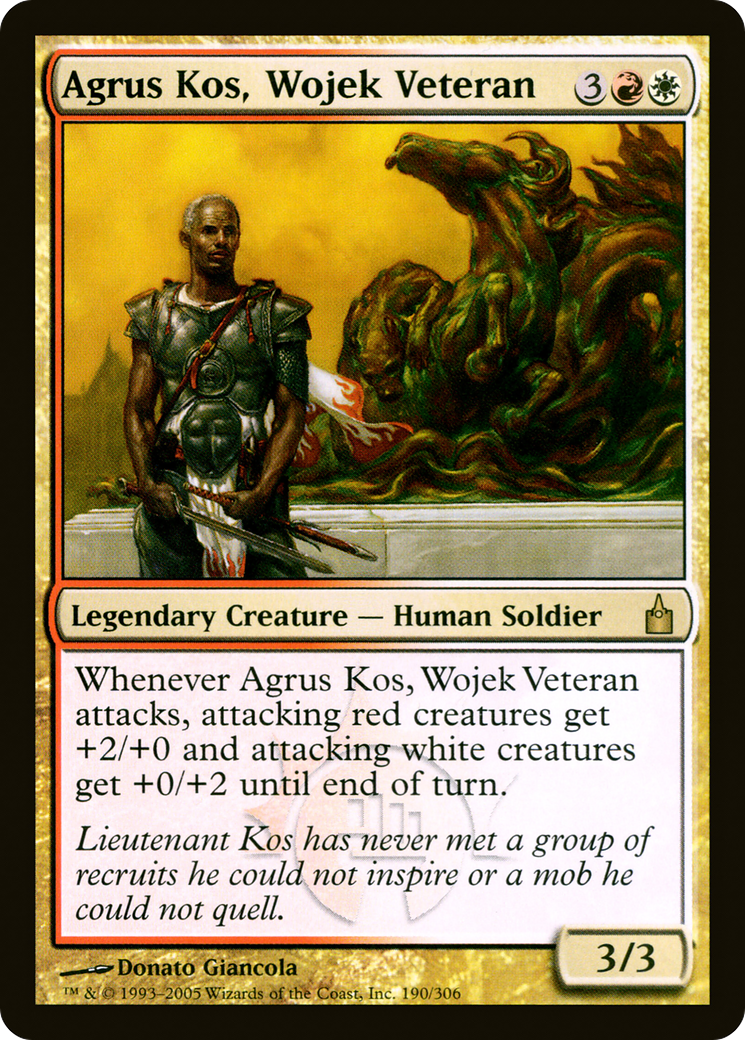 Agrus Kos, vétéran Wojek (RAV-190) - Ravnica : Cité des guildes Foil