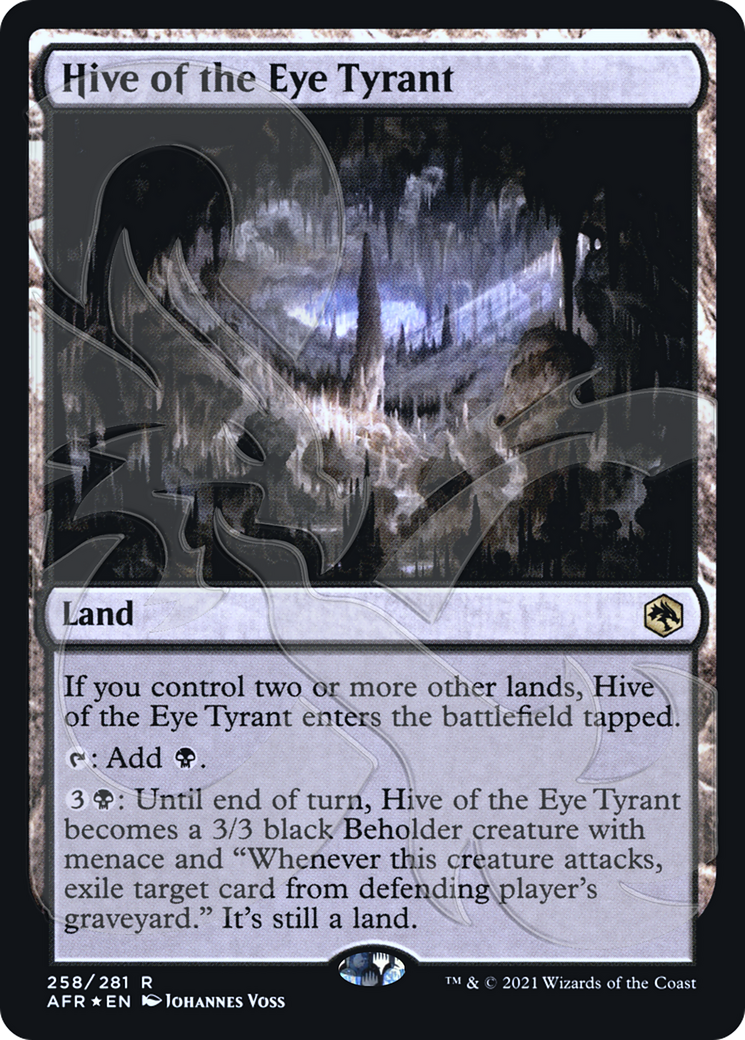 Hive of the Eye Tyrant (AFR&-258A) - Adventures in the Forgotten Realms Promos Foil