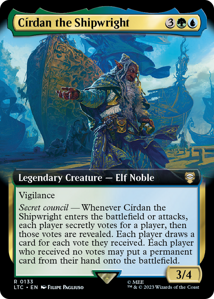 Cirdan the Shipwright (Extended Art) (LTC-133) - Tales of Middle-earth Commander: (Extended Art)
