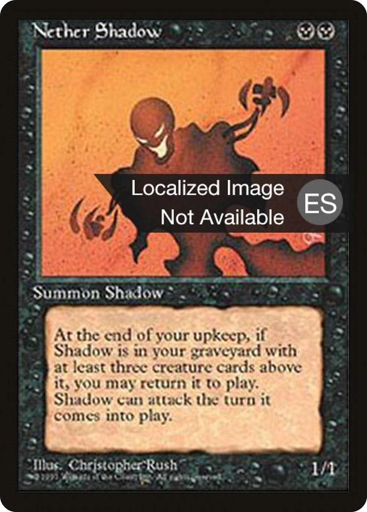 Nether Shadow (4BB-149) - Quatrième édition - Frontière noire étrangère 