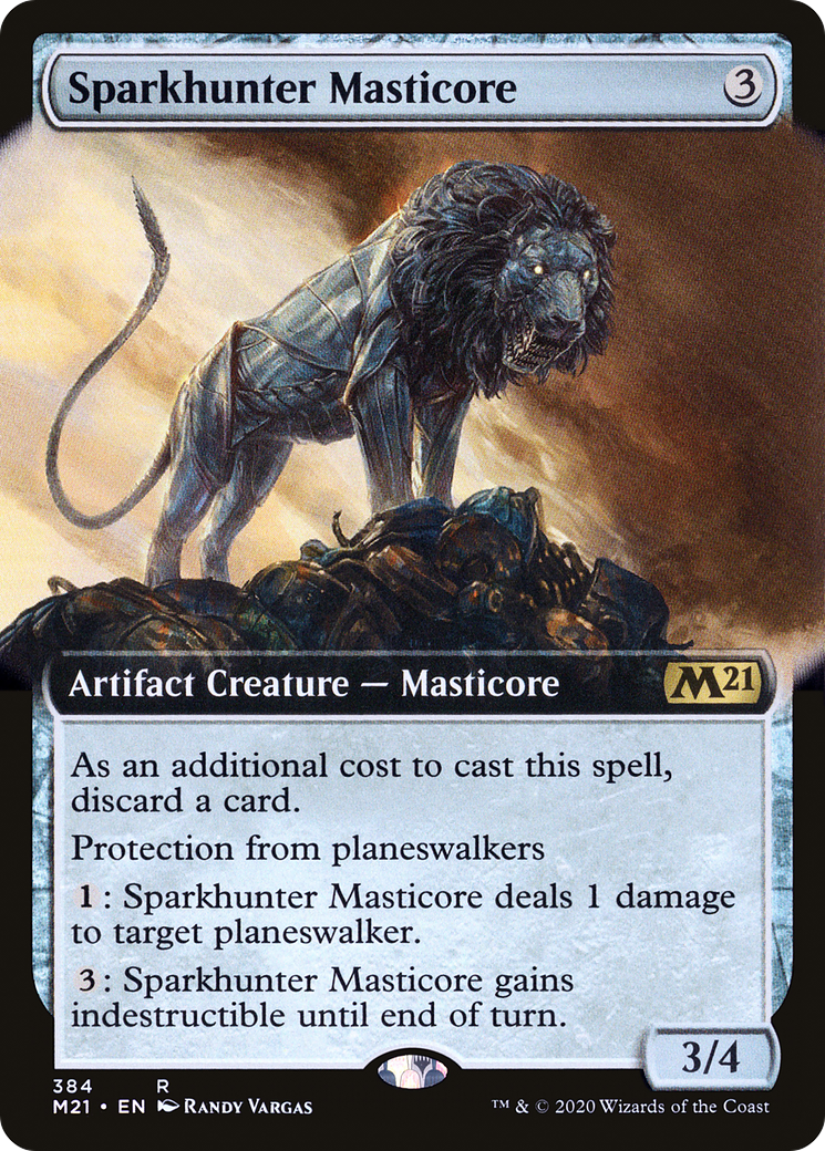 Sparkhunter Masticore (Extended Art) (M21-384) - Core Set 2021: (Extended Art)