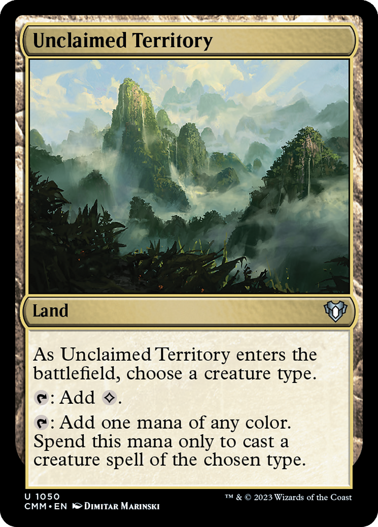 Unclaimed Territory (CMM-1050) - Commander Masters