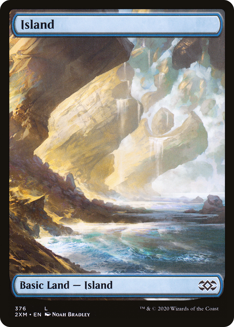 Island (376) (2XM-376) - Double Masters Foil