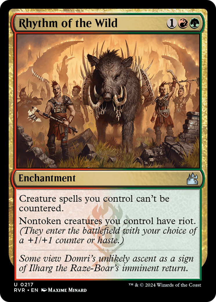 Rythme de la nature (RVR-217) - Ravnica Remastered Foil