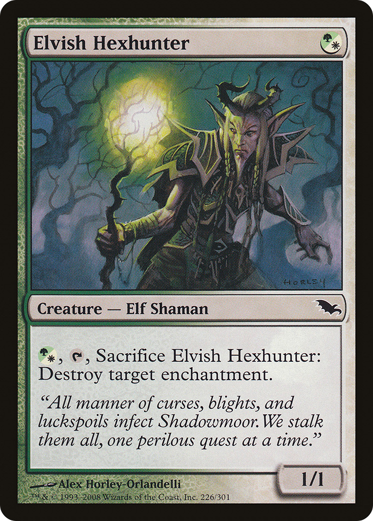 Chasseur de sorts elfique (SHM-226) - Shadowmoor Foil 