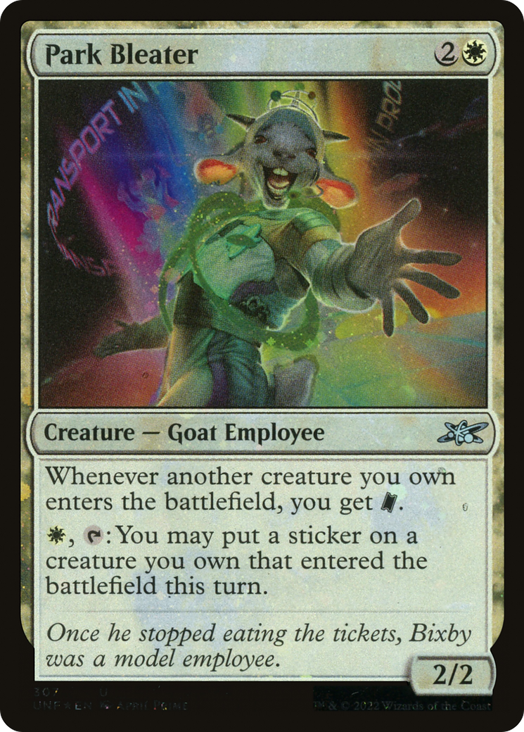 Park Bleater (Galaxy Foil) (UNF-307) - Unfinity Foil