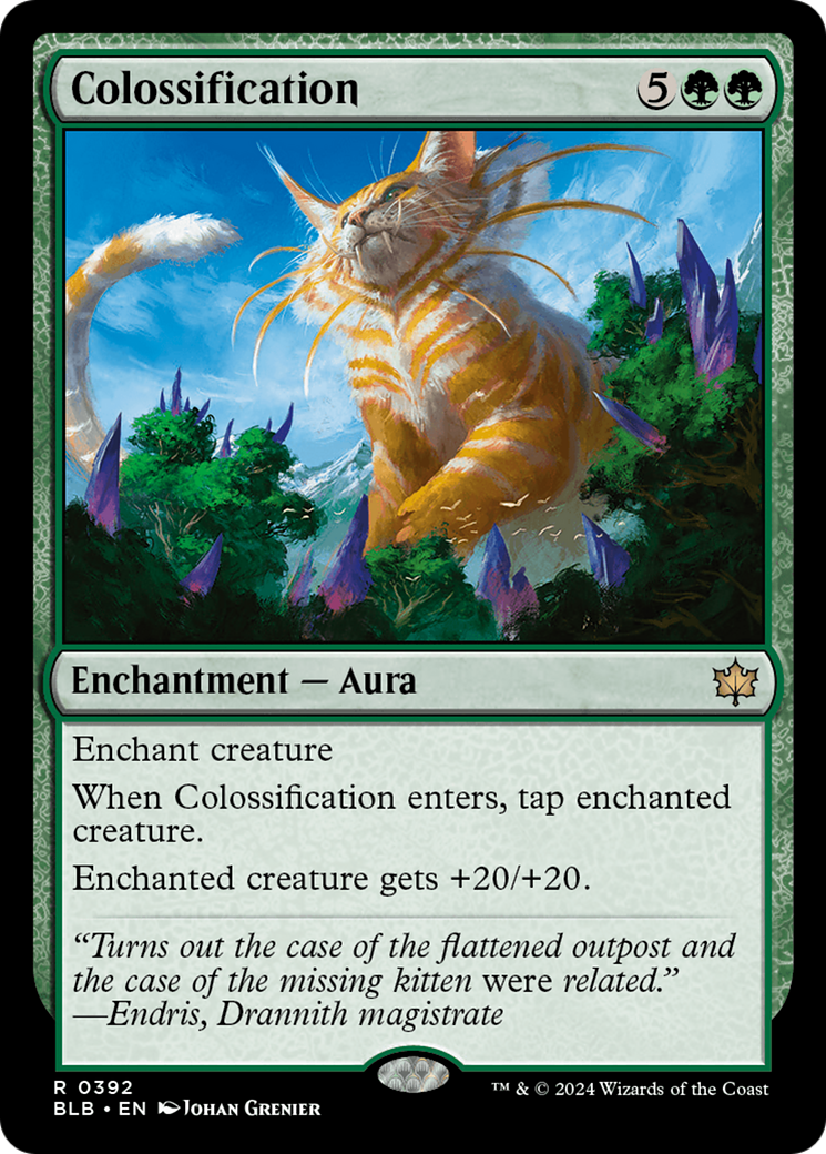 Colossification (BLB-392) - Bloomburrow 