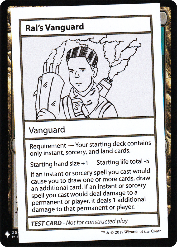 Ral's Vanguard (CMB1-) - Mystery Booster Playtest Cards 2019