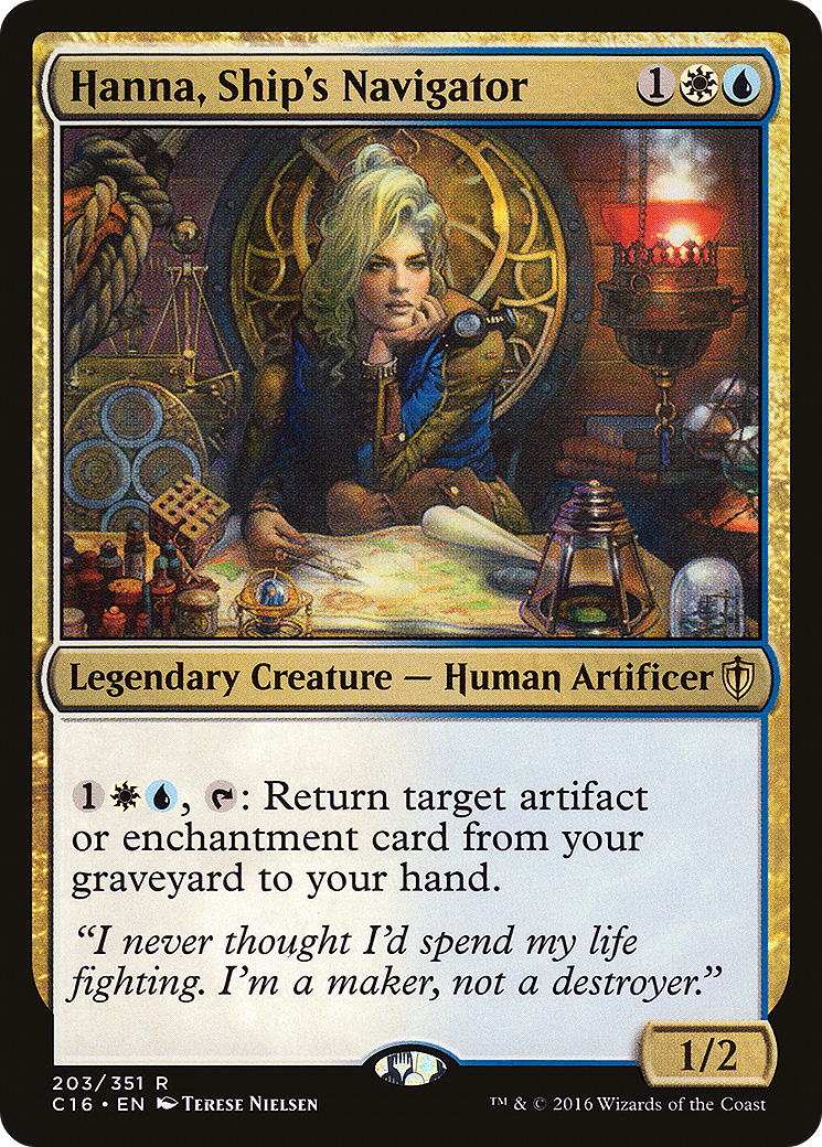 Hanna, navigatrice de navire (C16-203) - Commandante 2016 