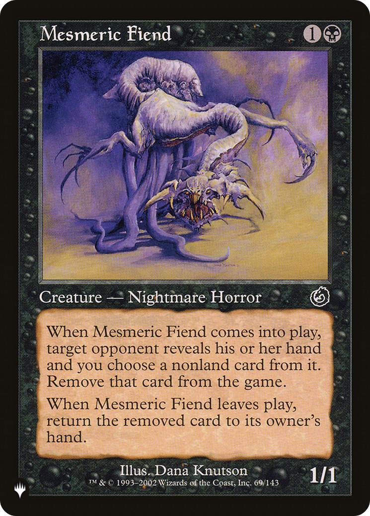 Mesmeric Fiend (LIST-TOR-69) - The List