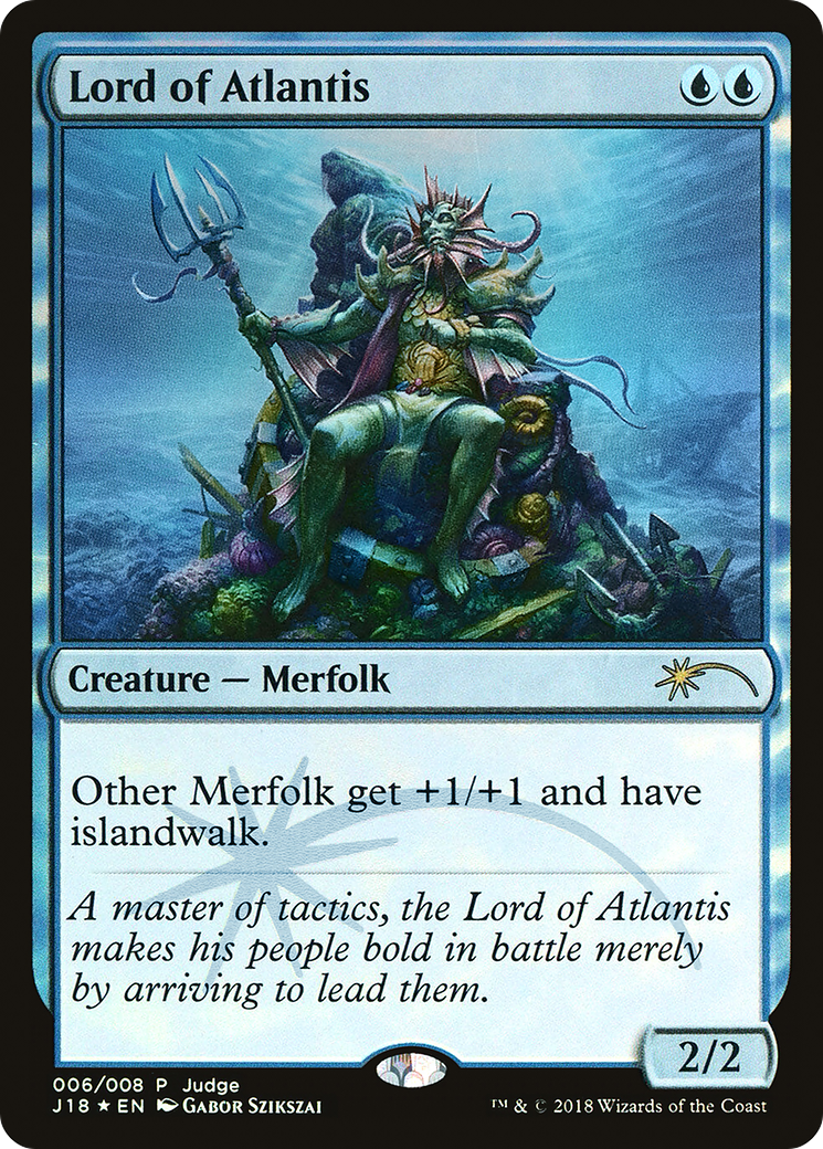 Lord of Atlantis (JDG-006) - Judge Gift Cards 2018 Foil