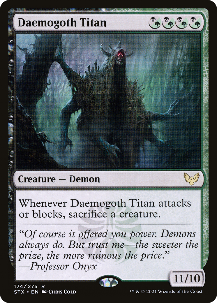 Daemogoth Titan (STX-174) - Strixhaven: School of Mages Foil