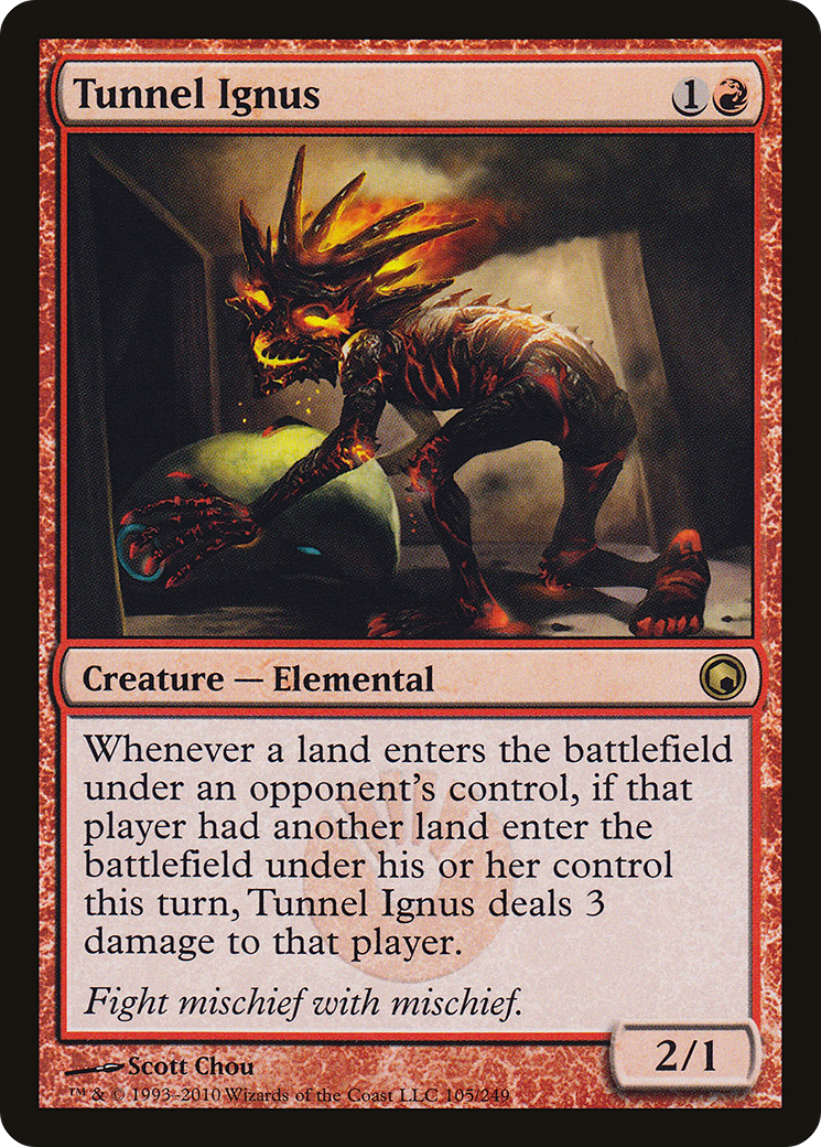 Tunnel Ignus (SOM-105) – Cicatrices de Mirrodin Foil 