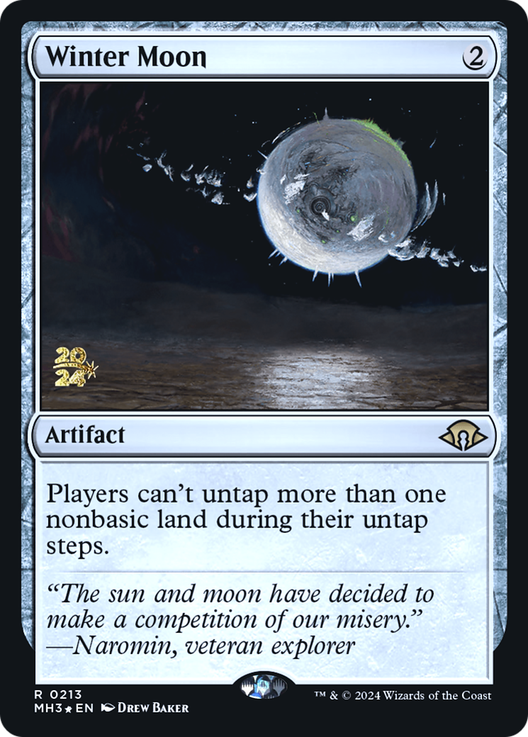 Winter Moon (PRE-213) - Modern Horizons 3 Promos Foil