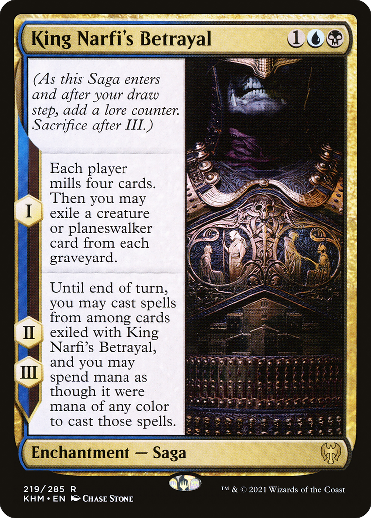 La trahison du roi Narfi (KHM-219) - Kaldheim