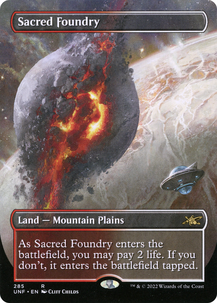 Sacred Foundry (UNF-285) - Feuille Unfinity (sans bordure) 