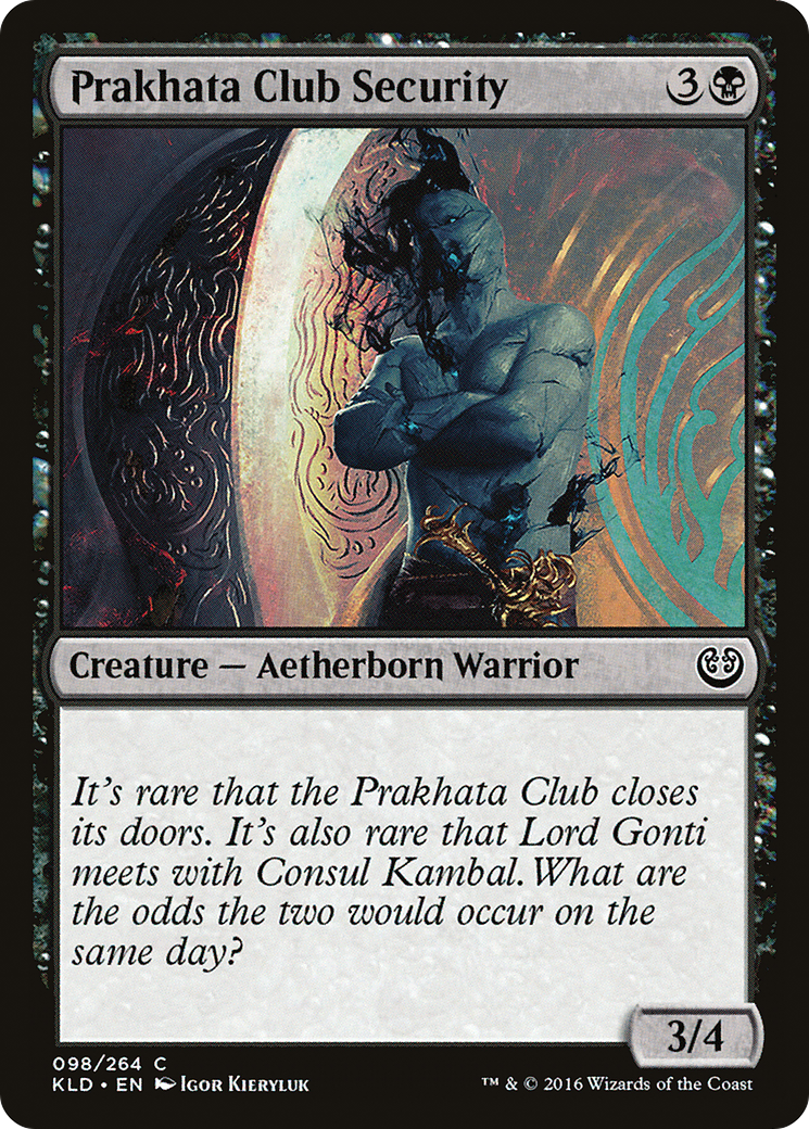 Sécurité du club Prakhata (KLD-098) - Kaladesh