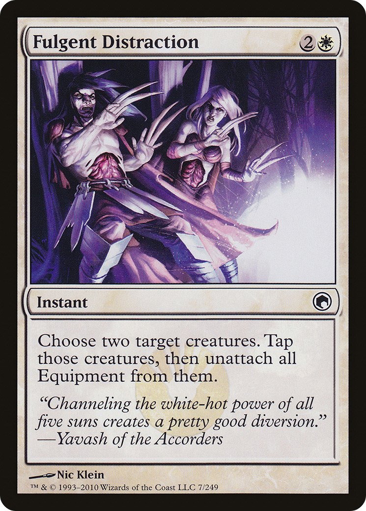 Distraction Fulgente (SOM-007) - Cicatrices de Mirrodin Foil 