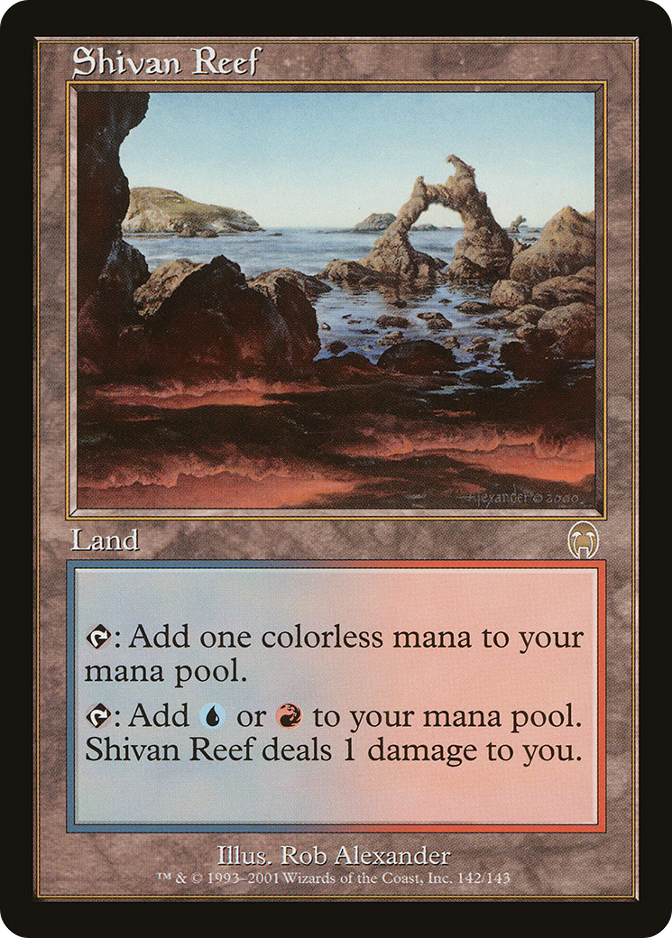 Récif de Shivan (APC-142) - Apocalypse Foil