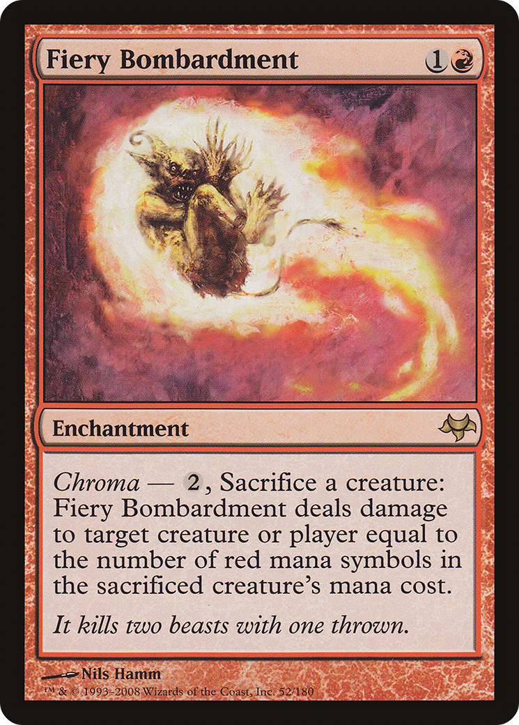 Bombardement enflammé (EVE-052) - Crépuscule 