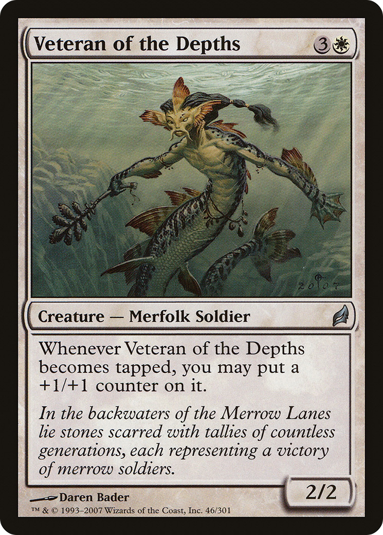 Vétéran des profondeurs (LRW-046) - Lorwyn Foil 
