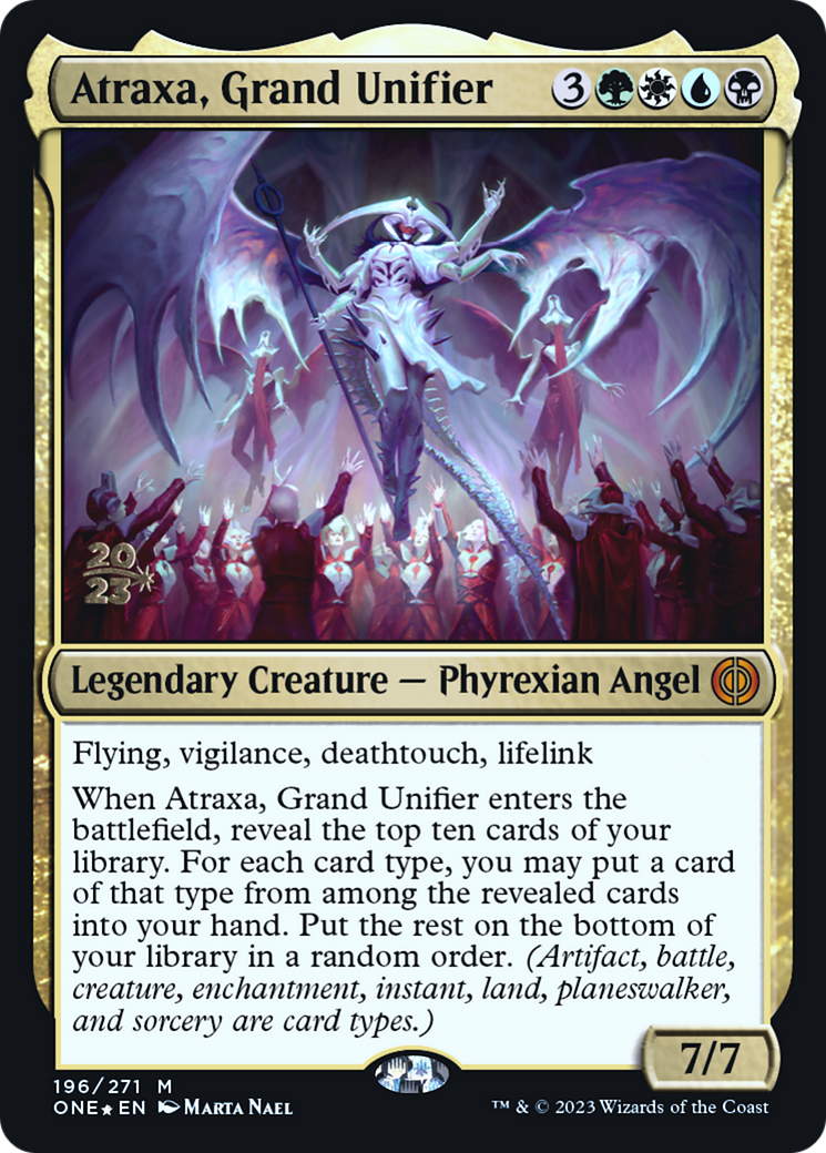 Atraxa, Grand Unificateur (PONE-196S) - Phyrexia : Tous ne feront qu'un (promotions)